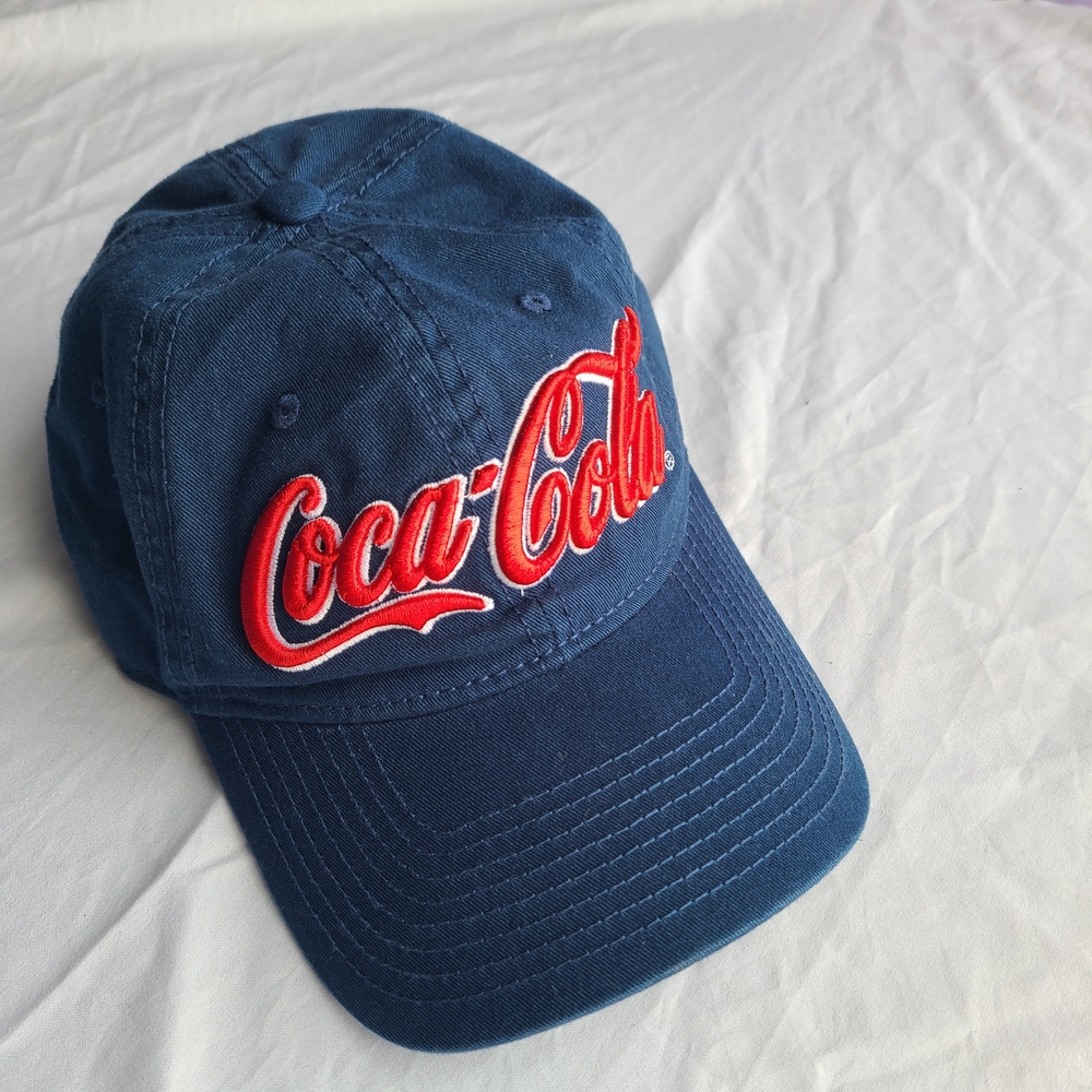 Coca-Cola Las Vegas Navy Blue Cap Hat with Red Classic Logo